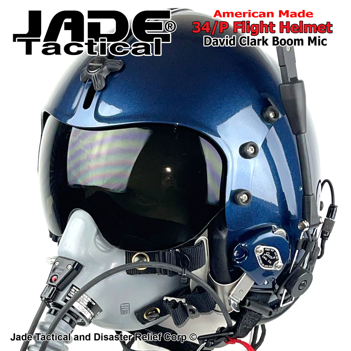 GENTEX 34/P Flight Helmet USA Royal Blue Metallic – Jade Tactical