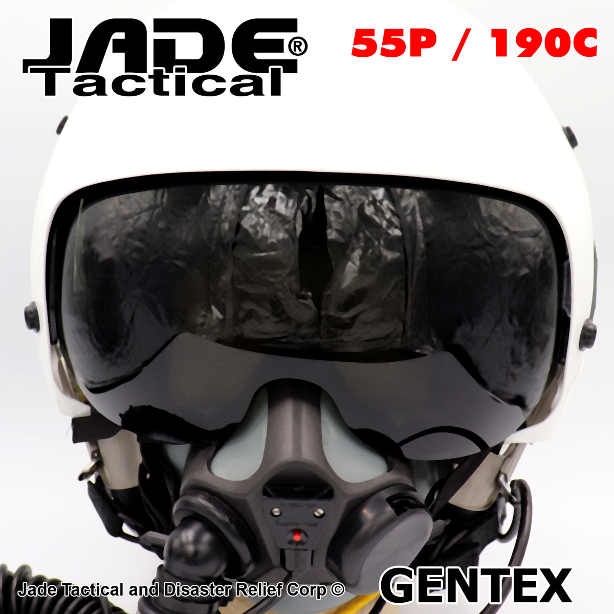GENTEX 55/P With 190C Dual Visor Flight Helmet – Jade Tactical