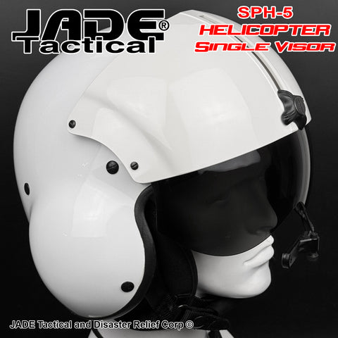 Gentex社製　ヘリコプター用航空ヘルメット ホワイト GENTEX SPH-5 Helicopter Flight Helmet – Jade Tactical