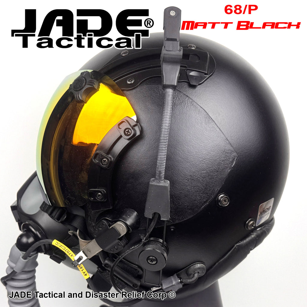 custom motorcycle helmets with oxygen GENTEX 68/P USA Flight Helmet Matt Black Ops 2 – Jade Tactical