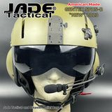 GENTEX SPH5-B Custom Dual Visor Helicopter Helmet NATO GREEN