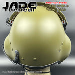 GENTEX SPH5-B Custom Dual Visor Helicopter Helmet NATO GREEN