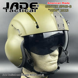 GENTEX SPH5-B Custom Dual Visor Helicopter Helmet NATO GREEN