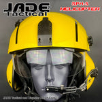 GENTEX SPH5-B Custom Dual Visor Helicopter Helmet Canary Yellow