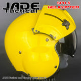 GENTEX SPH5-B Custom Dual Visor Helicopter Helmet Canary Yellow