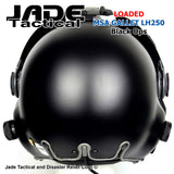 MSA Gallet LH250 Black Ops Helicopter Flight Helmet