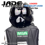 MSA Gallet LH250 Black Ops Helicopter Flight Helmet