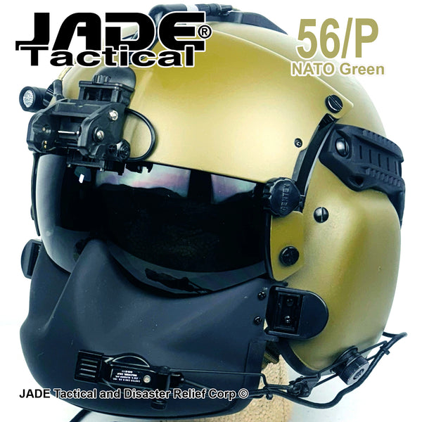 GENTEX 56/P Military Helicopter Helmet NATO Green – Jade Tactical