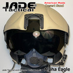 Alpha Eagle Desert Sand Helicopter Flight Helmet
