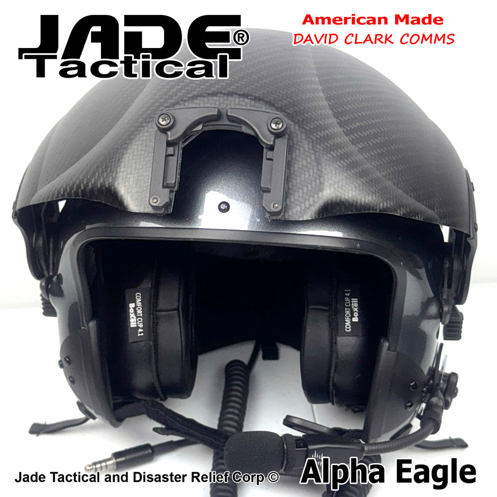 Alpha Eagle Gun Metal Grey Helicopter Flight Helmet – Jade Tactical