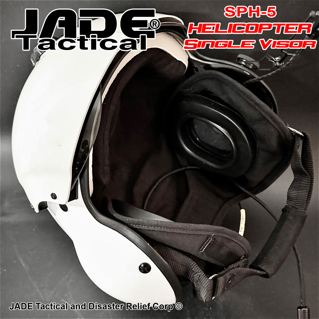 Gentex社製　ヘリコプター用航空ヘルメット ホワイト GENTEX 34/P Flight Helmet USA White ANR 14V – Jade Tactical