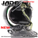 GENTEX 56/P USA Helicopter Pilot Helmet Black Gloss