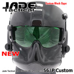 GENTEX 56/P USA Helicopter Pilot Helmet Black Gloss