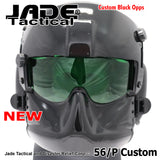 GENTEX 56/P USA Helicopter Pilot Helmet Black Gloss