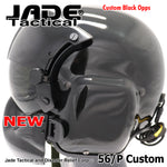 GENTEX 56/P USA Helicopter Pilot Helmet Black Gloss