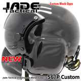 GENTEX 56/P USA Helicopter Pilot Helmet Black Gloss