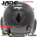 GENTEX 56/P USA Helicopter Pilot Helmet Black Gloss