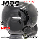 GENTEX 56/P USA Helicopter Pilot Helmet Black Gloss