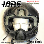 Alpha Eagle Foliage Green Helicopter Flight Helmet