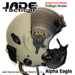 Alpha Eagle Foliage Green Helicopter Flight Helmet