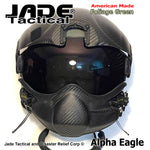 Alpha Eagle Foliage Green Helicopter Flight Helmet